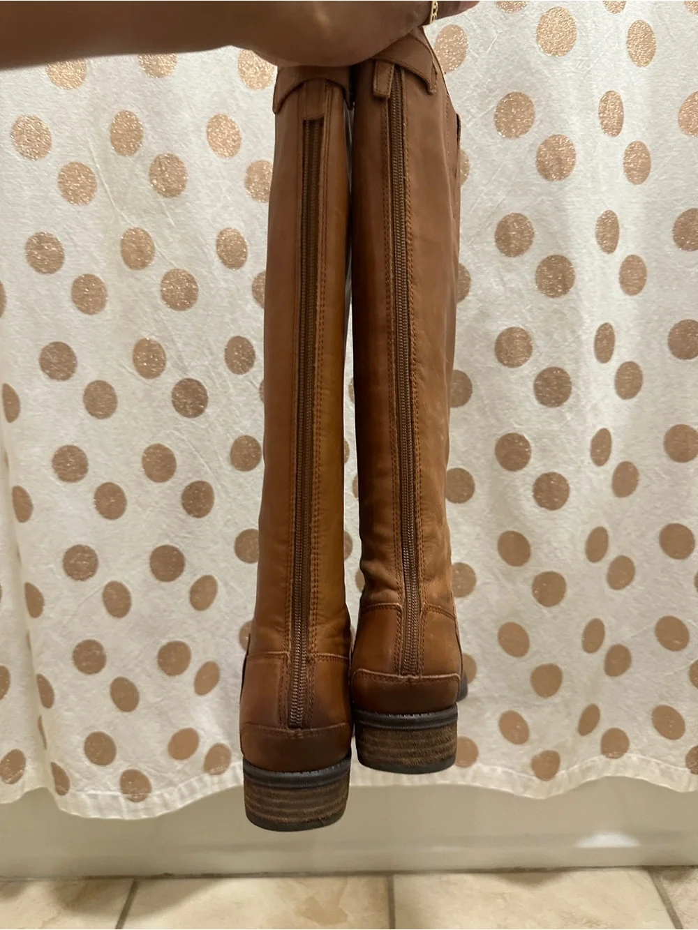 Tall Leather Riding Boots